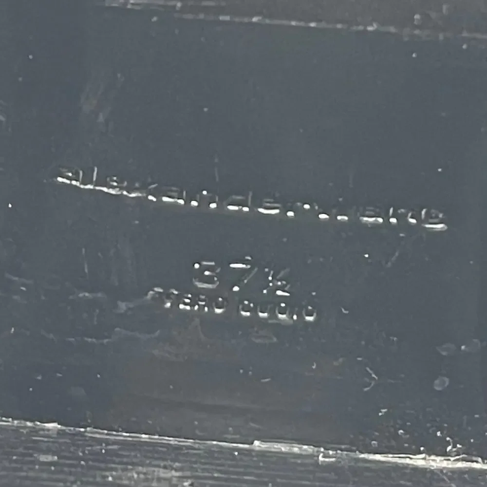 Alexander Wang Gabi Rose Gold Black Leather Ankle Boots - EURO Size 37.5 - Picture 9 of 10